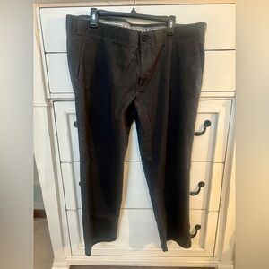 Haggar Men's Dark Gray Chinos